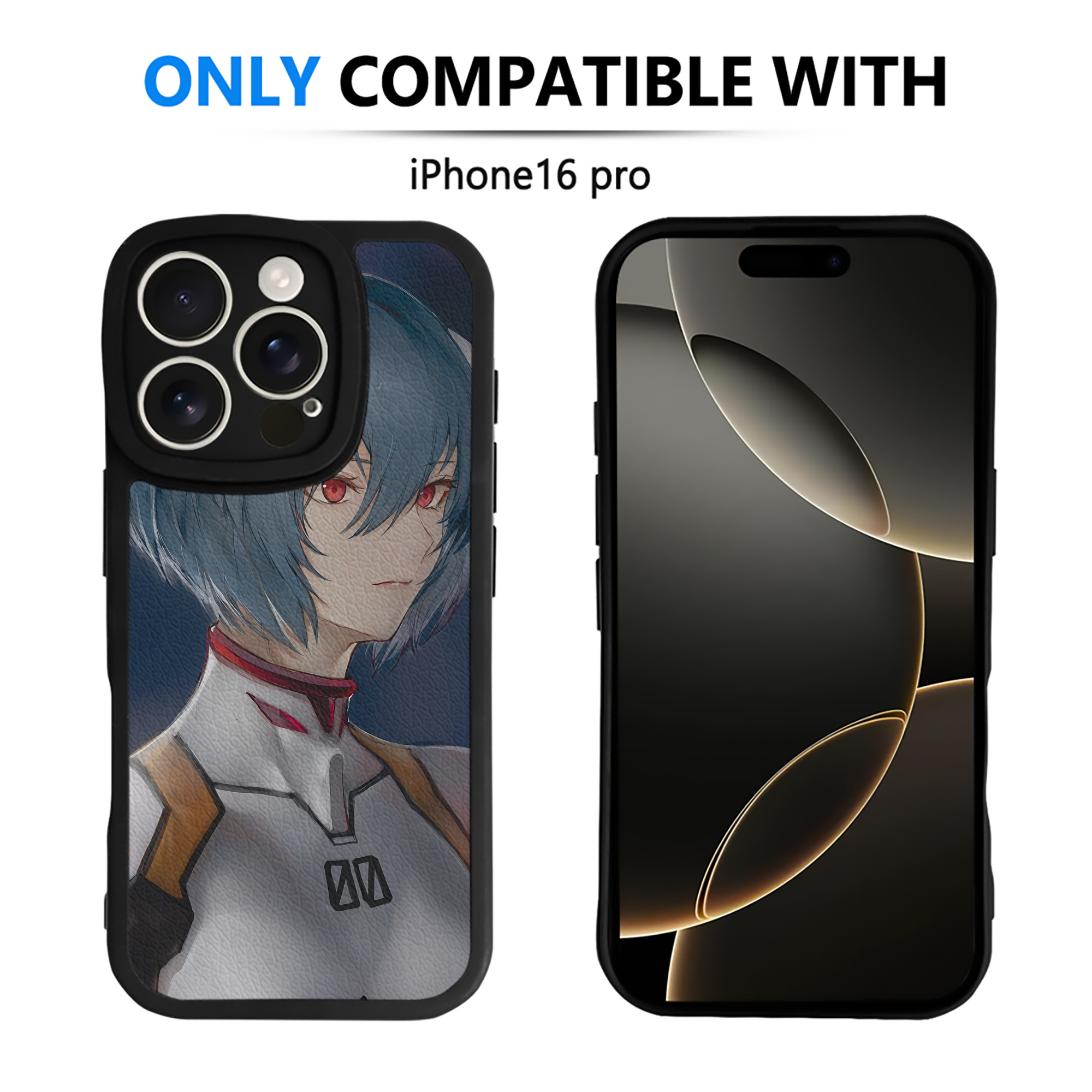（画像用） EVA 新世紀エヴァンゲリオン 【iPhone 16シリーズ対応】シリコンスマホケース（レザー調） 材質：シリコン